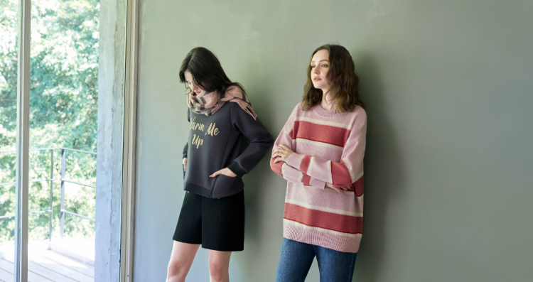 JOAN舒適彈力圓釦短褲