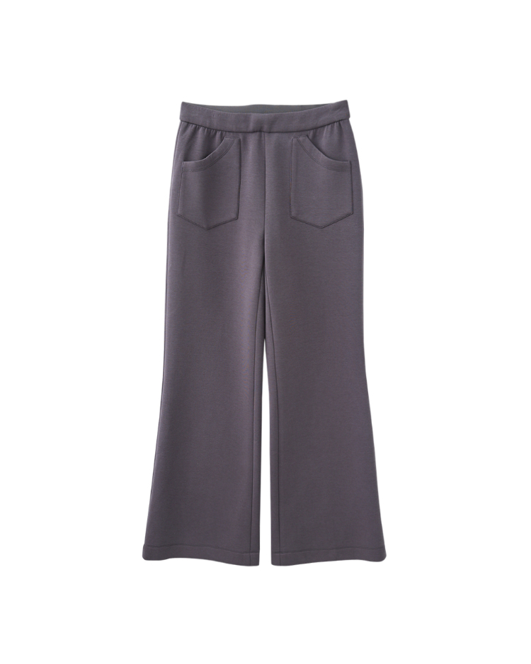 JOAN暖柔內磨毛彈力微喇叭褲