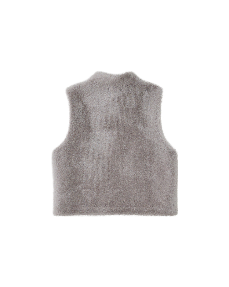 JOAN輕奢柔絨仿皮草背心