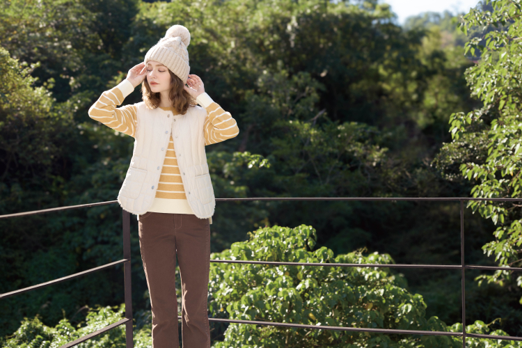 JOAN雙面溫暖仿皮草羽絨背心