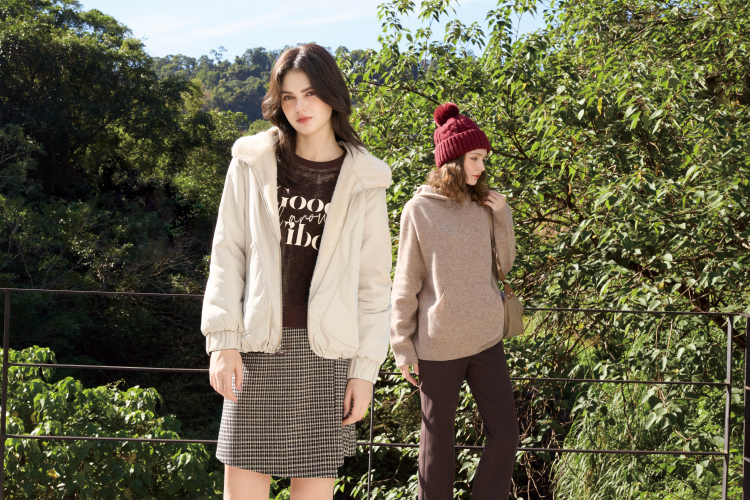 JOAN雙面穿毛絨保暖外套