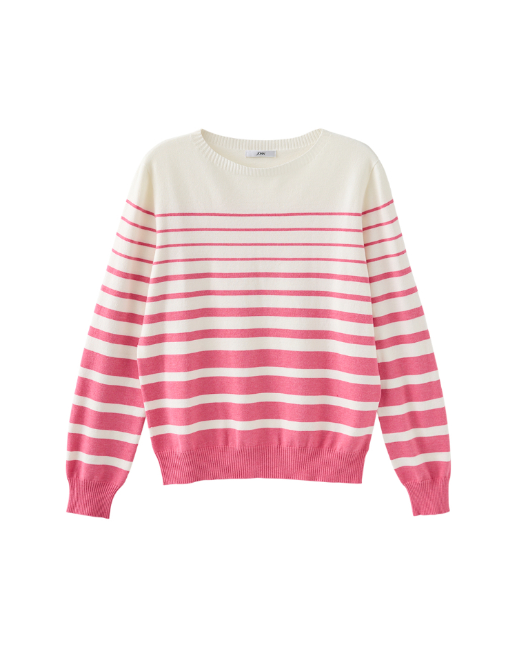 JOAN法式條紋百搭針織上衣