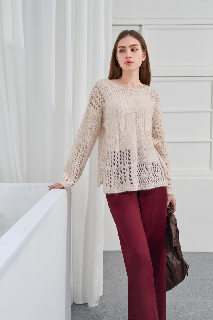 DENOVO棉感高彈日常百搭褲